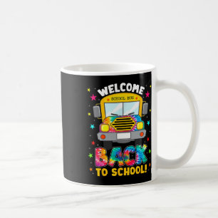 Welcome Byck To School Fun Outfit School Bus Drive Coffee Mug