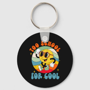 Welcome Byck To School Smile Face Too School For C Key Ring