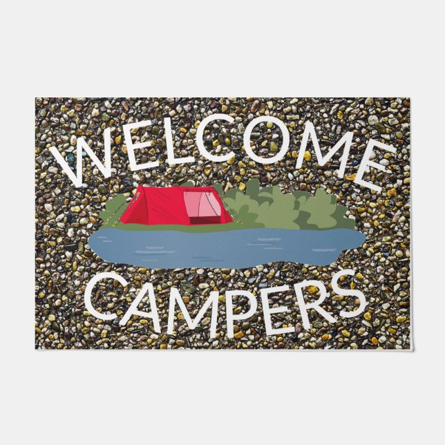 Welcome Campers Doormat (Front)