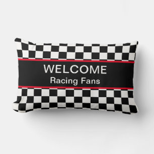 Welcome Car Racing Fans   Lumbar Cushion