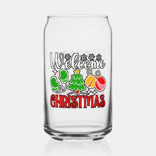 Welcome Christmas-23758  Can Glass