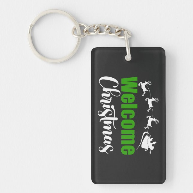 Welcome Christmas-85101 Key Ring (Front)