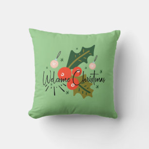 Welcome Christmas Cushion/ Cushion