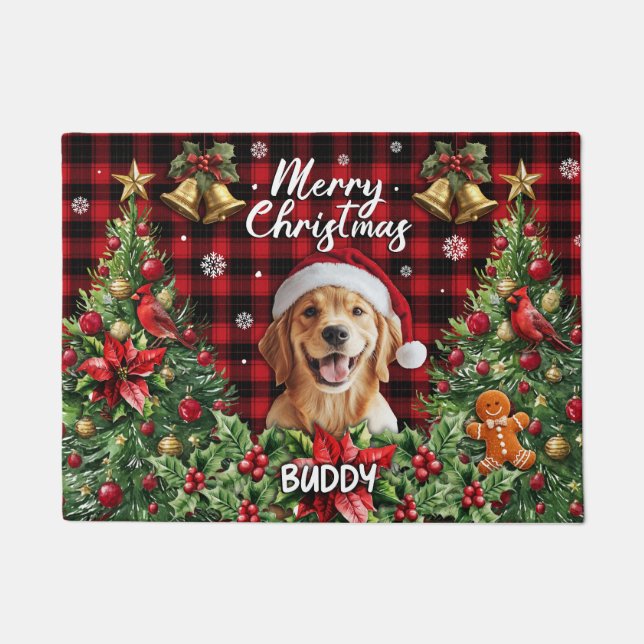 Welcome Christmas Doormat – Festive Holiday Welcom (Front)