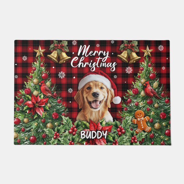 Welcome Christmas Doormat – Festive Holiday Welcom (Front)