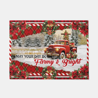 Welcome Christmas Doormat – Festive Holiday Welcom