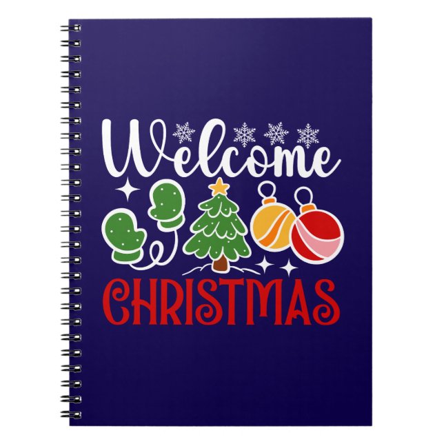 Welcome Christmas Notebook (Front)