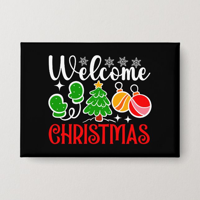 Welcome Christmas Tree And Ornaments-23758 (Front)