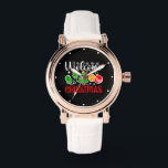 Welcome Christmas Tree And Ornaments-23758 Watch<br><div class="desc">Cheerful Welcome Christmas design featuring a festive tree,  ornaments,  mittens,  and snowflakes—perfect for holiday gifts,  decor,  and seasonal apparel. (Designcode-23758).</div>