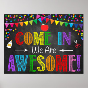 Welcome Classroom Poster