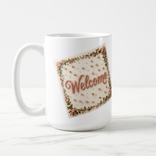 Welcome Coffee Mug (Left)