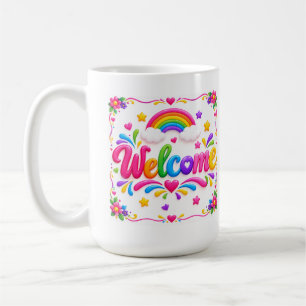Welcome coffee mug