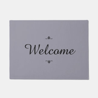 "Welcome" Colours this season "Lilac Grey" Doormat