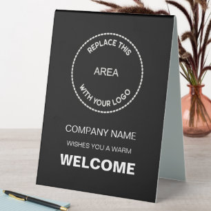 Welcome Company Event Your Logo Typography Black