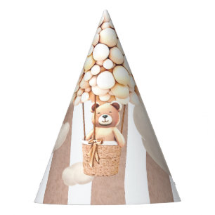 Welcome Cute Bear Baby Shower Party Hat