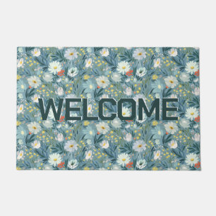 Welcome Daisy Meadow Doormat