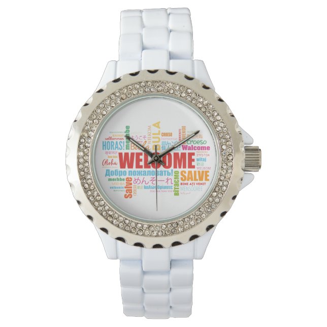 Welcome Different Languages Watch (Front)