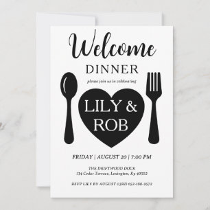welcome dinner invitation