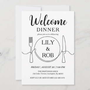 welcome dinner invitation