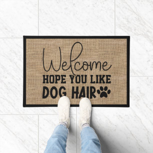 Welcome Dog Lover Sarcastic Funny Doormat