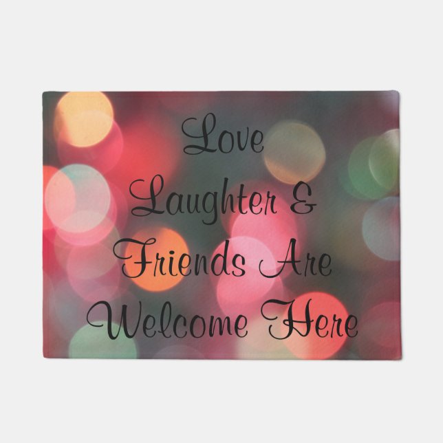 Welcome Door Mat/Dots Doormat (Front)