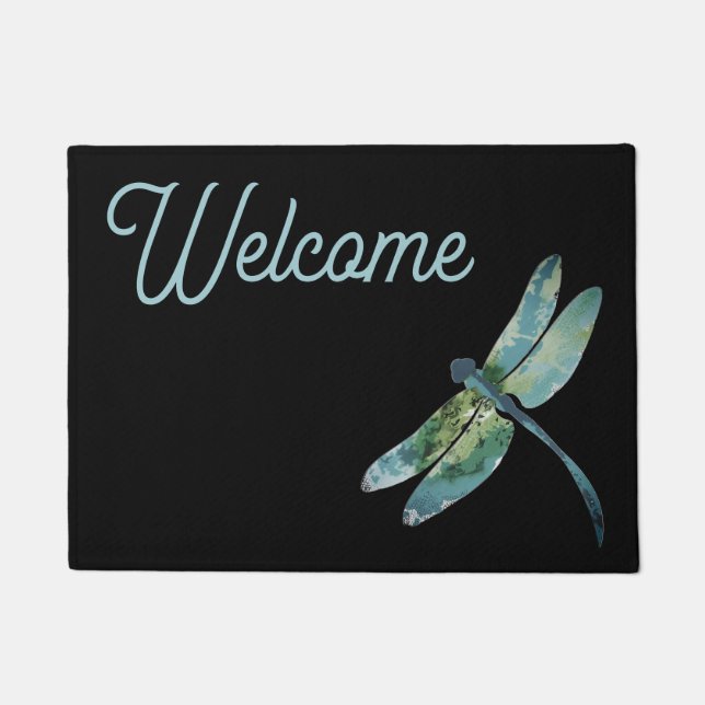 Welcome dragonfly doormat (Front)