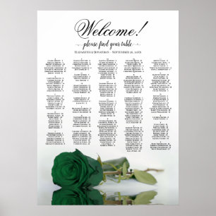 Welcome! Emerald Rose Alphabetical Seating Chart