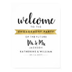 Welcome Engagement Poster Sign Future Mr and Mrs
