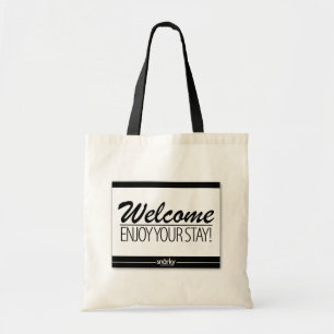 Welcome Enjoy Your Stay Doormat Tote Bag