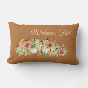 Welcome Fall   Seasonal Lumbar Pillow