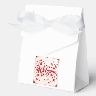 Welcome favour box
