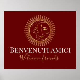 Welcome Friends English / Italian    Poster