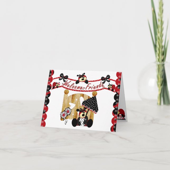 Welcome Friends Invitation (Front)