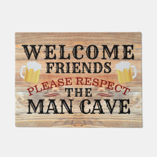 Welcome Friends   Man Cave Doormat