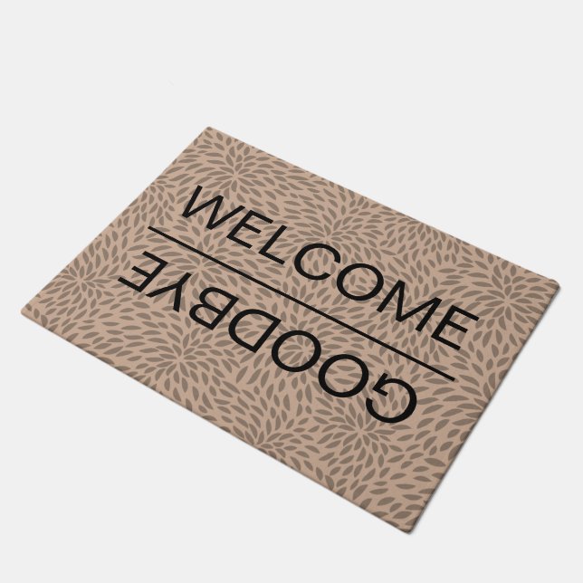 Welcome Goodbye Design Doormat (Angled)