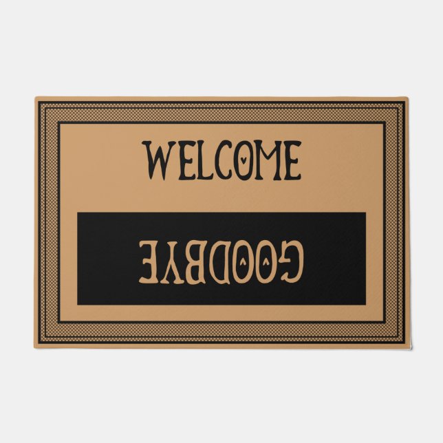 Welcome Goodbye Doormat (Front)