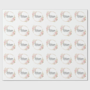 Welcome Handmade Gift Wrapping Paper
