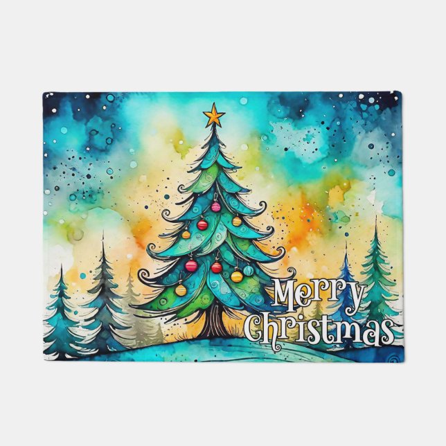 Welcome | Happy Holidays, Everyone Doormat (Front)