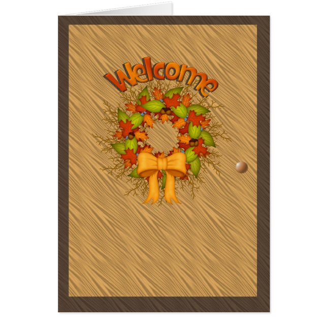 Welcome Harvest Card (Front)
