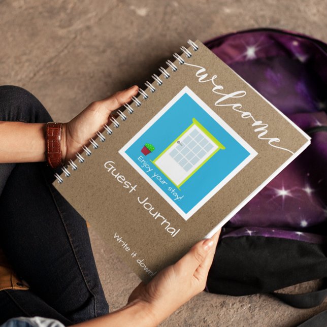 Welcome Holiday Vacation Home Guest Book Journal (Creator Uploaded)