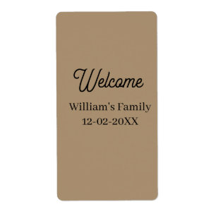 Welcome home add family name house inauguration 