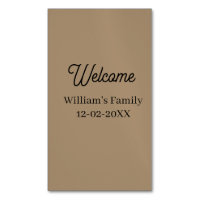 Welcome home add family name house inauguration