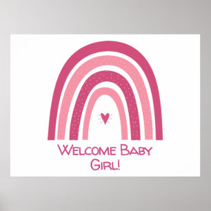 Welcome Home Baby Girl Poster