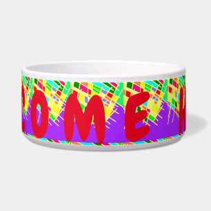 Welcome home brite splash art and message