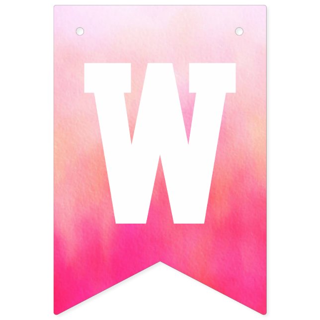 welcome home bunting banner (First Flag)