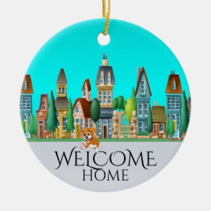 Welcome Home Ceramic Ornament