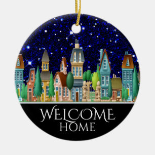 Welcome Home Ceramic Ornament