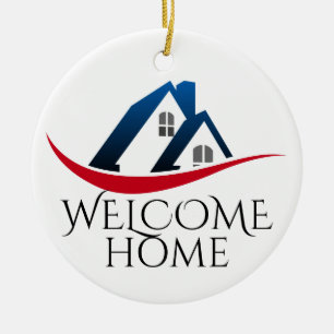 Welcome Home Ceramic Ornament