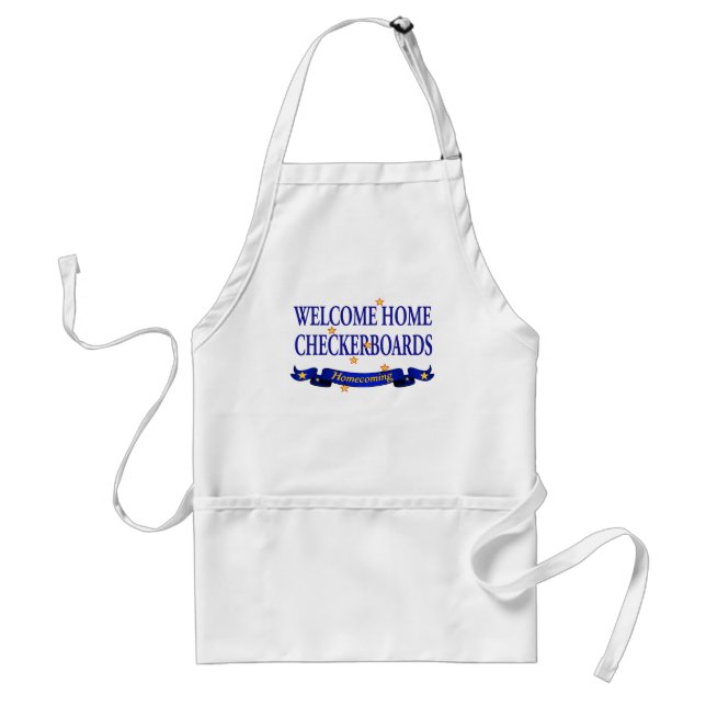 Welcome Home Checkerboards Standard Apron (Front)