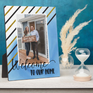 Welcome Home Custom Photo Plaque
